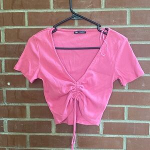 Pink Zara Crop Top